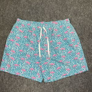 Chubbies Shorts Mens Size XXL Blue Flamingo Swim Trunks Lined Beach Travel